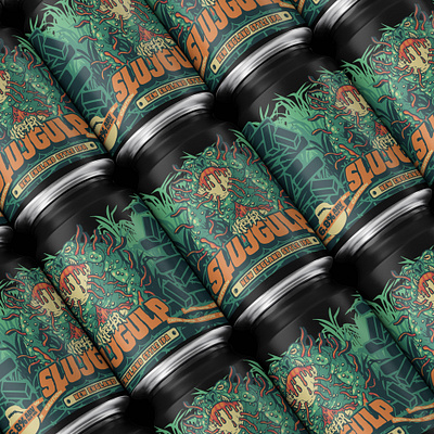 Krecher Beer - Slujgulp branding design graphic design illustration