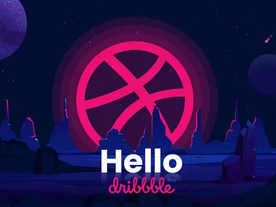 Hello Dribbblers! branding design dribbblers dribble graphic design it company it service provider ui ux welcome