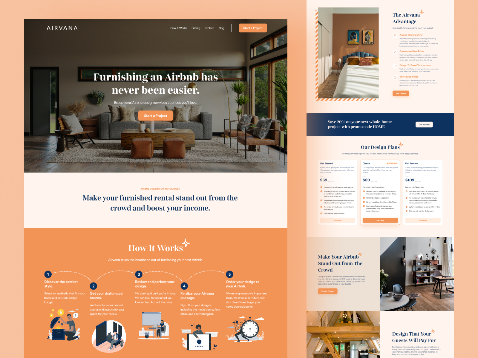 Example of Modern Saas Homepage And Landing Page UI