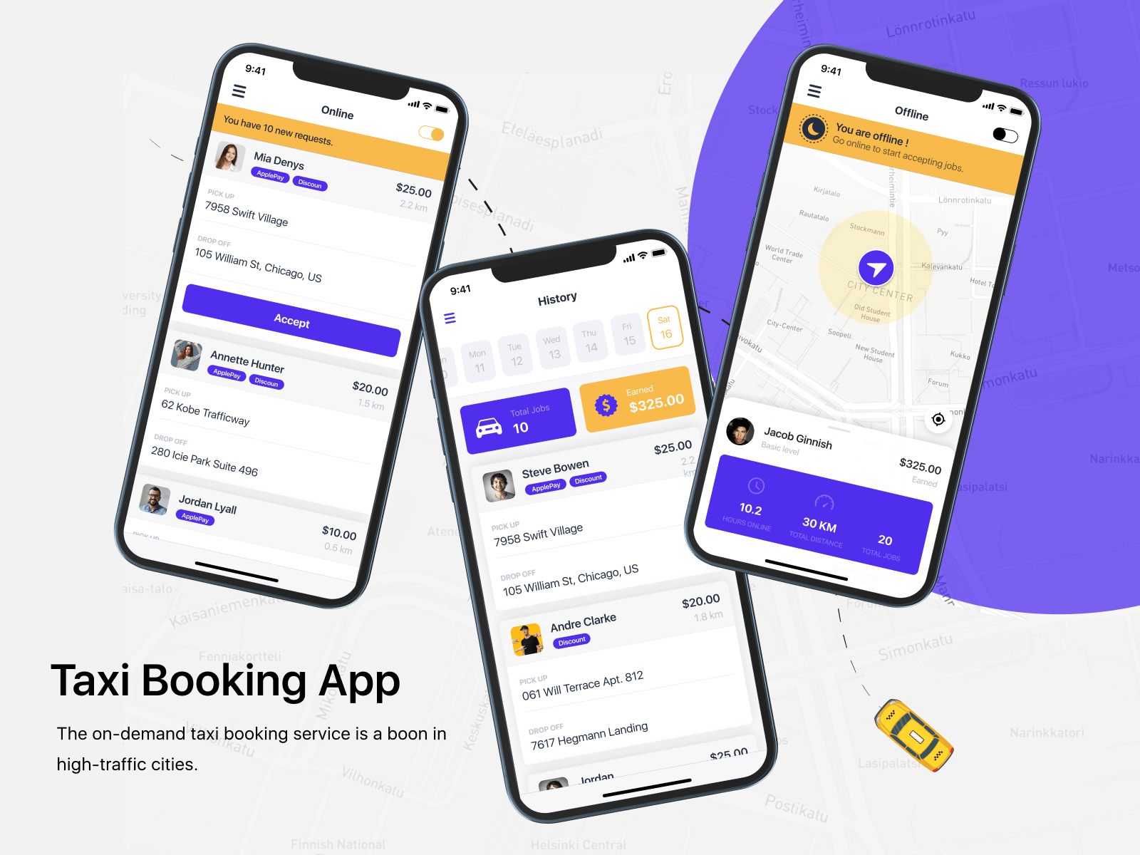 On-Demand Taxi Booking App Driver Panel app app concept app design design mobile app taxi taxi app taxi booking taxi booking app taxi booking app design ui ui design uiux design ux ux design