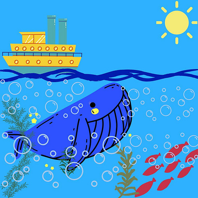 Oceanitic Scene design illustration