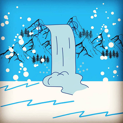 Good Snowey Regions design illustration