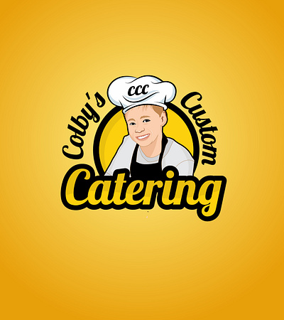 Colby's Custom Catering - Creative Logo Design branding design graphic design icon illustration logo ui ux vector