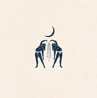 MOONS branding design graphic design illustration logo menstruation