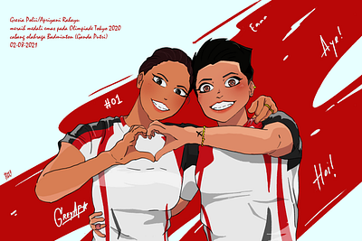 GOLD MEDALIST cartoon cartooning character design design digital art illustration olympic