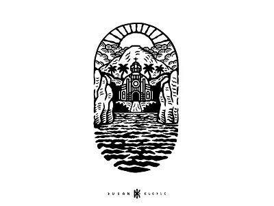 Church branding church dusan klepic faith god island logo nature religion