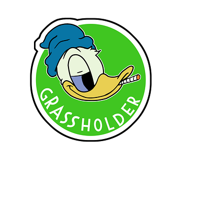 Donald Grassholder Green 420 art branding cartoon cartoons character act design drugs graphic design illustration logo mascots trippy vector walt weed