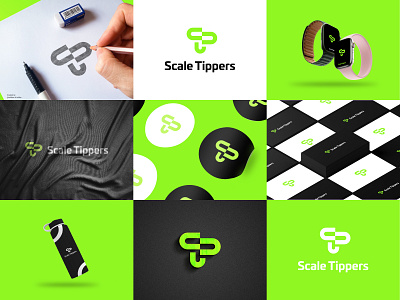Logo Design For Fitness Company Called Scale Tippers - fitness l app icon balance brand identity branding fitness fitness logo fitness plans gym letter st logo logo logo design minimalist scale scale tippers logo st logo tippers