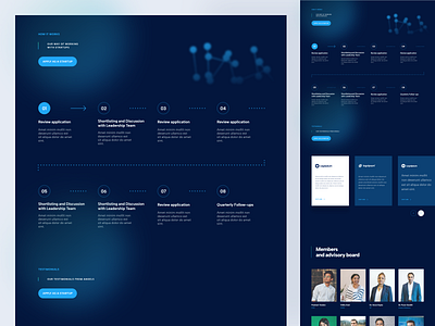 Healthcare VC Landing Page angel investing website landing page landing page design ui ui design ux ux design uxui design vc design vc firm website venture capital venture capital design web design website design