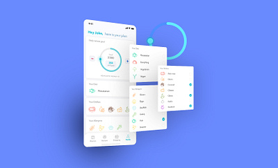 Meal planning app diet diet app dietapp fitness ios meal meal plan mobile mobileapp mobiledesign ui ux wellness