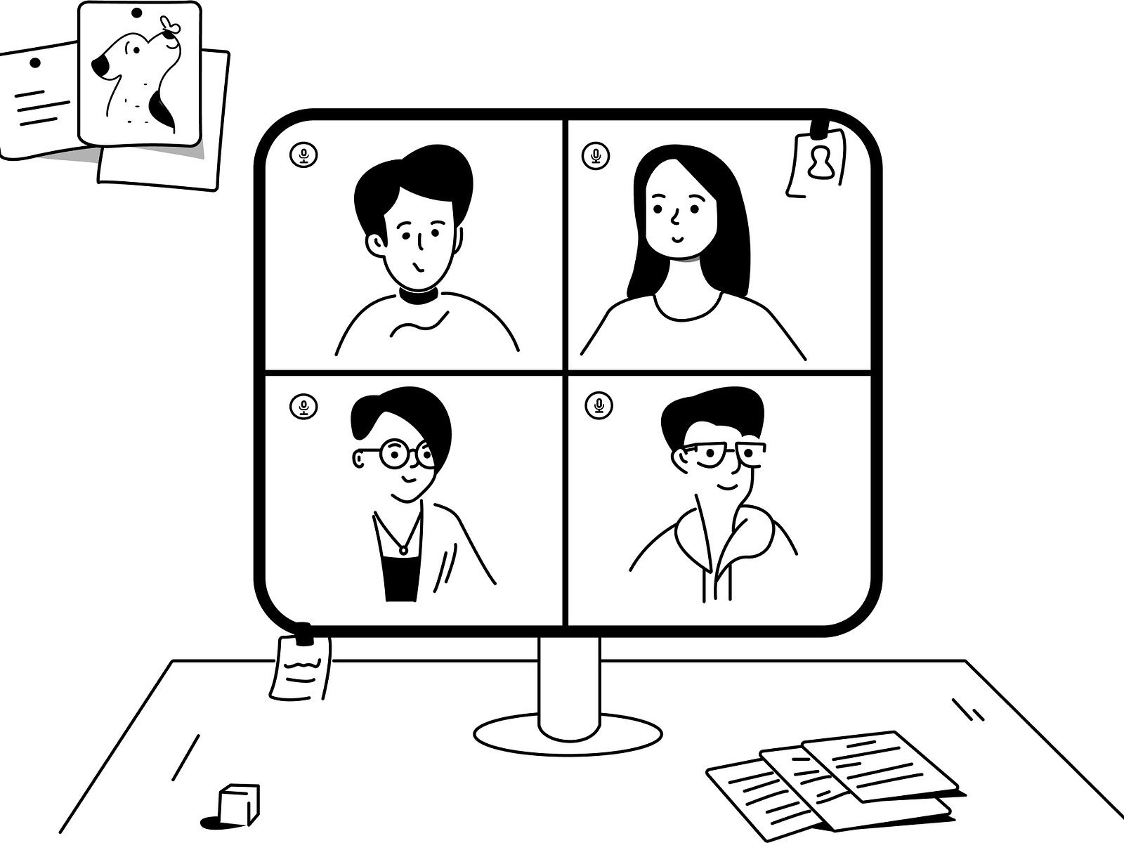 group-video-call-by-zafar-on-dribbble