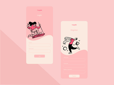 Daily UI #001 - Sign Up | Log In app colors dailyui dailyui001 design illustration login mobile app modern signup ui uidesign ux