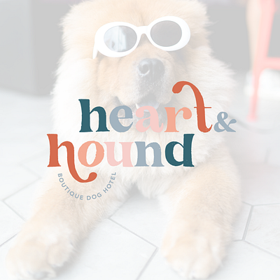 Heart & Hound | Boutique Dog Spa and Hotel design graphic design logo design spa branding spa logos