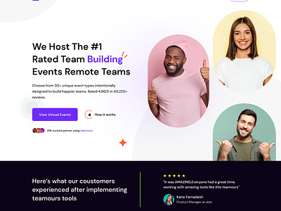 Team Building Website Exploration clean design event event make home page landing page minimal mordern design team team building team make ui ui design uiux uiux design ux ux design web website website exploration