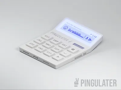Pingulater 3d 3d design 3d illustration 3d render b3d blender blender 3d cursed product design illustration isometric logo product render