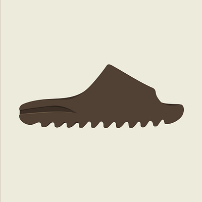 Yeezy Slide design graphic design illustration illustrator vector