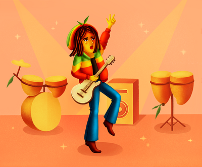 Bob Mango aroma aroma symphony character character design character development children illustration design digital illustration fruits illustration kids illustration musician package design packaging symphony