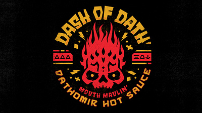 Dash of Dathomir Hotsauce badge branding clone wars darth maul graphic design hot sauce illustration star wars stormtrooper vector