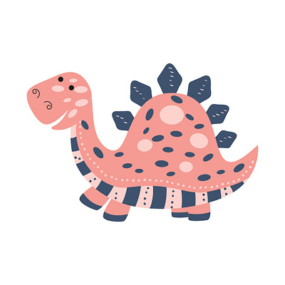 Dinosaur adobe illustrator character dinosaur illustration kids vector vector illustration