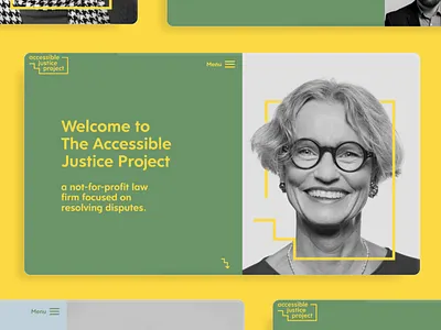 Website | Accessible Justice Project branding design graphic design landing page law legal logo typography ui ui design ux ux design web design