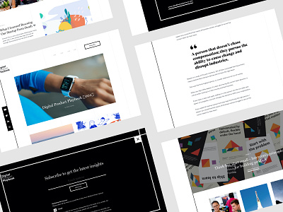 Digital Project Playbook Website blog blog website brand branding design digital digital design graphic design insights insights website typography ui web website