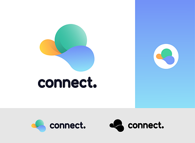 connect. branding design graphic design illustrator logo ui vector