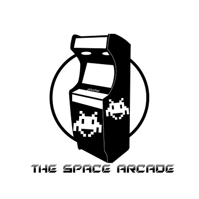 Video Game Arcade, The Space Arcade black logo