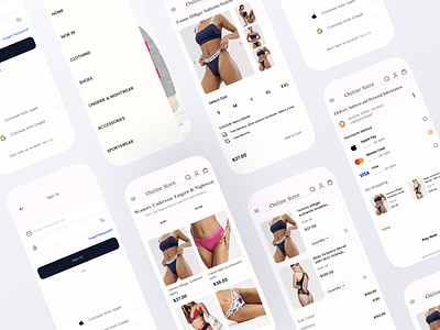 Fashion App assistant clean dashboard design ecommerce ecommerce app fashion fashion app fashion ecommerce app home screen market marketplace material minimalistic mobile app online store pay chart store ui ux
