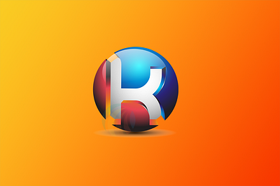 3D K letter logo design template animation branding design graphic design illustration logo motion graphics vector