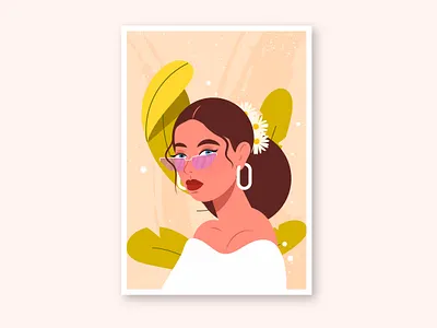 Fashion Portrait fashion girl illustration people portrait vector women