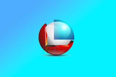 3D L letter logo design template animation branding design graphic design illustration logo motion graphics vector