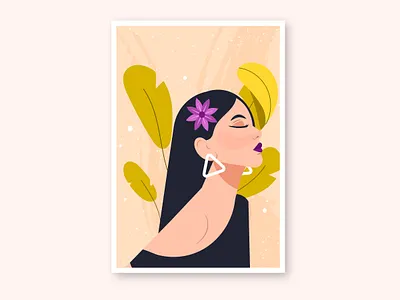 Fashion Portrait fashion girl illustration people portrait vector women