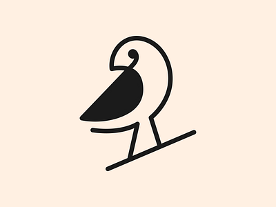 Bird! bird birds brand brand identity branding dove icon illustration line art logo logo design mark minimal monochrome monoline nest saas symbol