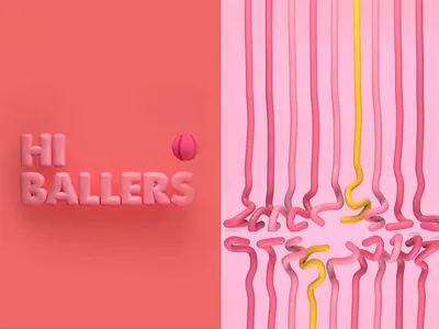Hola Dribbble! 3d animation design first first shot hello dribbble motion graphics