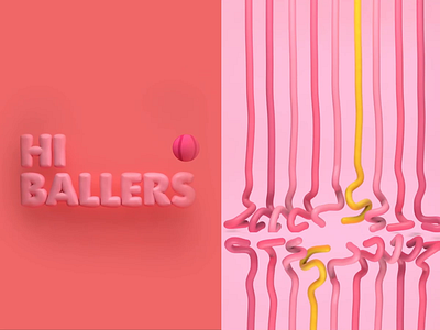 Hola Dribbble! 3d animation design first first shot hello dribbble motion graphics
