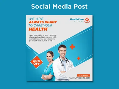SOCIAL MEDIA POST DESIGN advertising clicnic doctor health care banner health social media post hospital instagram post marketing medical banner medical social media post