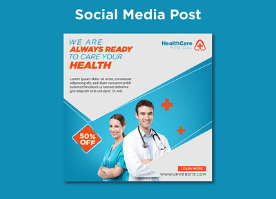 SOCIAL MEDIA POST DESIGN advertising clicnic doctor health care banner health social media post hospital instagram post marketing medical banner medical social media post