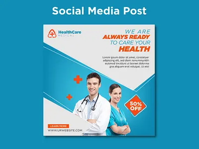 SOCIAL MEDIA POST DESIGN advertising clicnic doctor health banner health care social media post hospital instagram post marketing medical banner medical social media post design poster