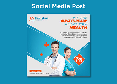 SOCIAL MEDIA POST DESIGN advertising clicnic doctor health banner health care social media post hospital instagram post marketing medical banner medical social media post design poster