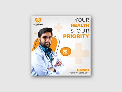 SOCIAL MEDIA POST DESIGN advertising clicnic doctor health banner health care social media post hospital instagram post madical banner marketing medical social media post