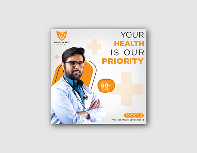 SOCIAL MEDIA POST DESIGN advertising clicnic doctor health banner health care social media post hospital instagram post madical banner marketing medical social media post