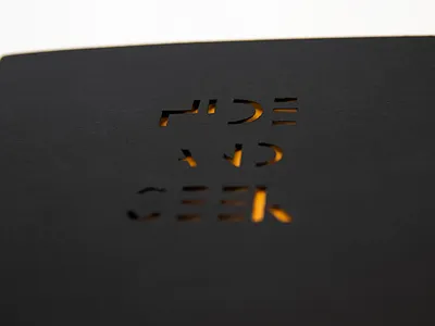 Hide and Seek Zine Cover branding crime design diecut graphic design illustration typography vector zine