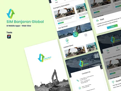UI Mobile Apps - Web View android branding mobile apps ui uiux design ux