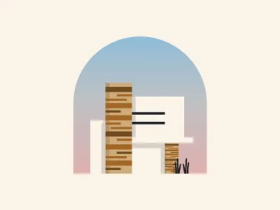 Modern Architecture architecture brand building city construction design graphics home house icons identity illustration logo modern nature real estate vector wood