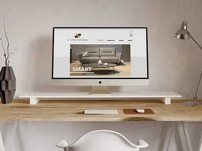 E-Smartmöbel graphic design screendesign ui web design