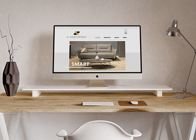 E-Smartmöbel graphic design screendesign ui web design