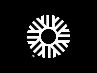 Geometric Logomark brand branding design geometric icon lines logo logo design mark minimal shape tree