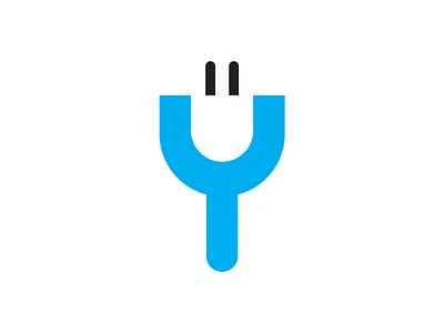 Y, Neg Plug, Gadget Logo accessories logo brand design brand identity brand identity design branding creative logo design flat flat logo gadget illustration logo logos minimalist negative space logo plug technology logo text logo y text logo