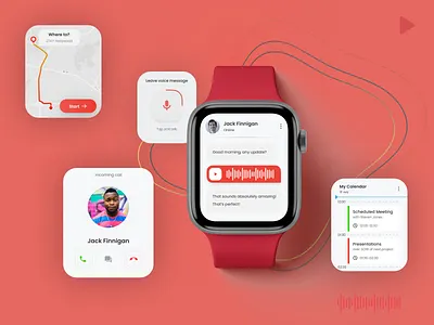 Apple Watch UI Design app design app interaction apple watch apple watch ui apple watch ux design mobile application ui ui design ux design watch design watch ui watch ux