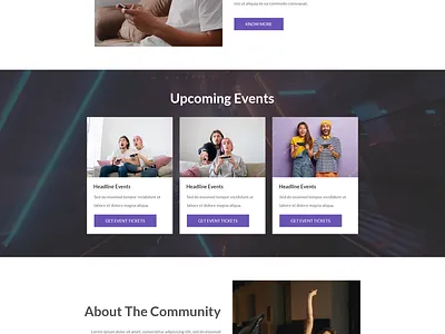 Tabletop Tavern Game Site clean games gamescommunity minimalist modern recreational simple web page